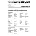 TELEFUNKEN COMPACT 2000CD Instrukcja Serwisowa