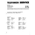 TELEFUNKEN HS1700 Instrukcja Serwisowa